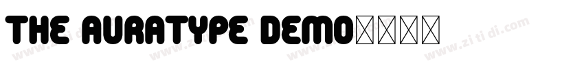 the auratype demo字体转换